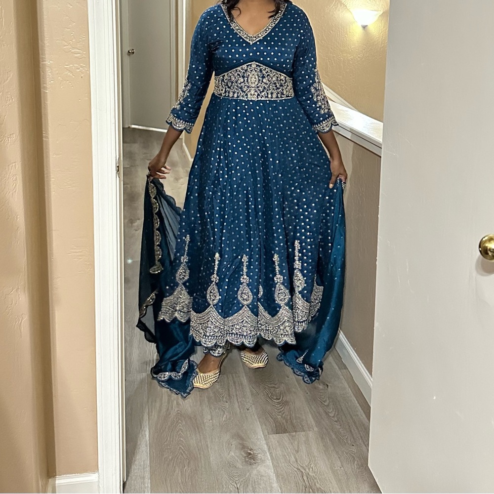 Anarkali gown Indian outfit
